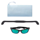 Polarized WeeFares, Black/Sea Green - Born Childrens Boutique