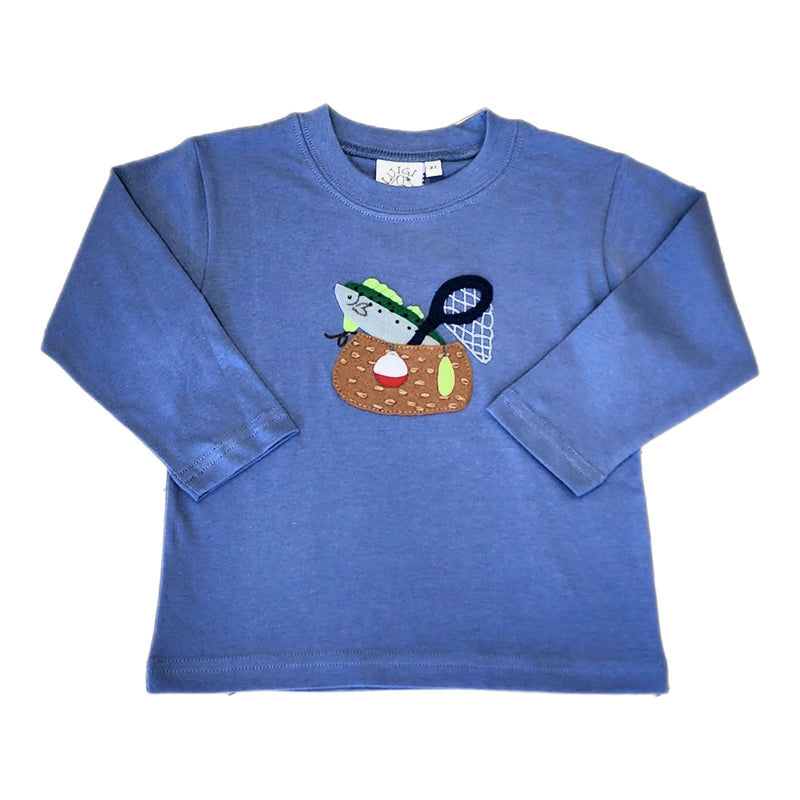 Fishing Basket w/ Trout Shirt - Born Childrens Boutique