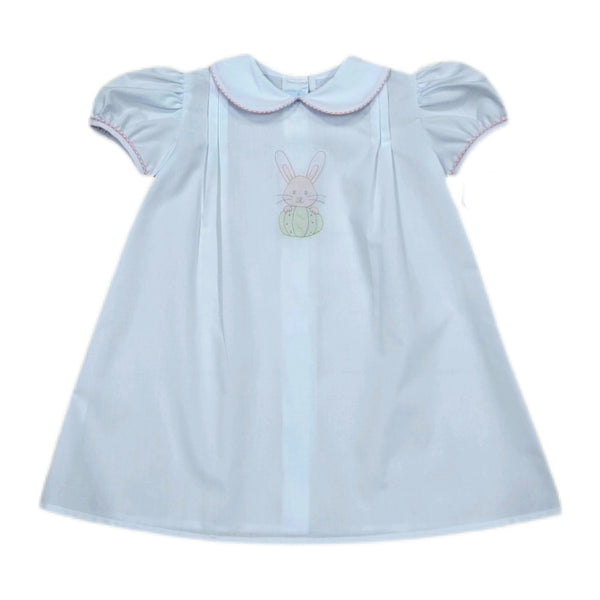 Daygown Pink Check Trim  Bunny - Born Childrens Boutique