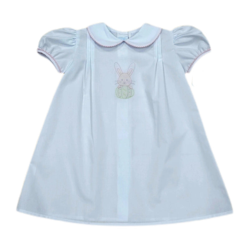 Daygown Pink Check Trim  Bunny - Born Childrens Boutique