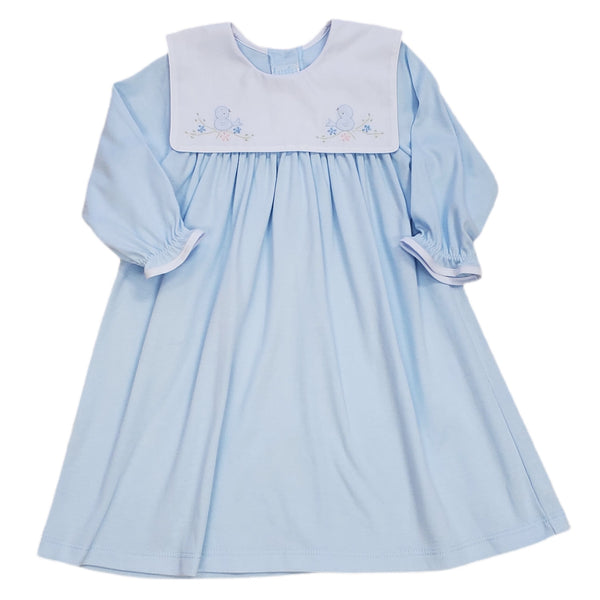 Knit Dress Blue Bird - Born Childrens Boutique
