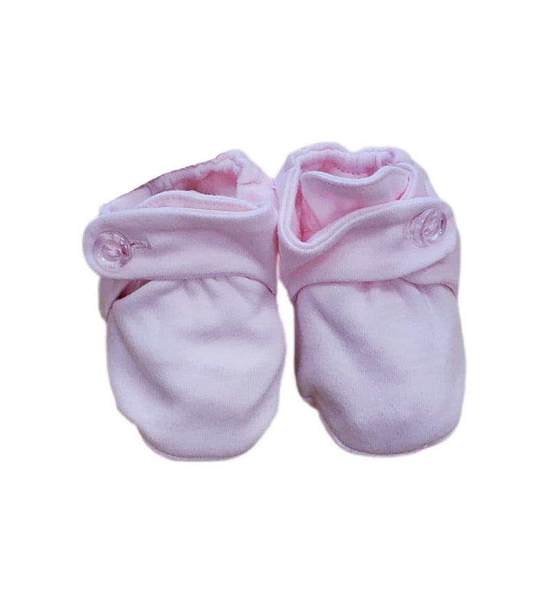 Pink Knit Booties - Born Childrens Boutique