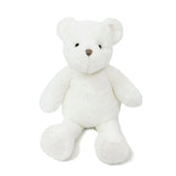 Beaumont Luxe White Bear Lovie and Rattle Set - Born Childrens Boutique
