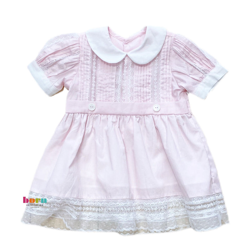 Pink Riley Dress - Born Childrens Boutique