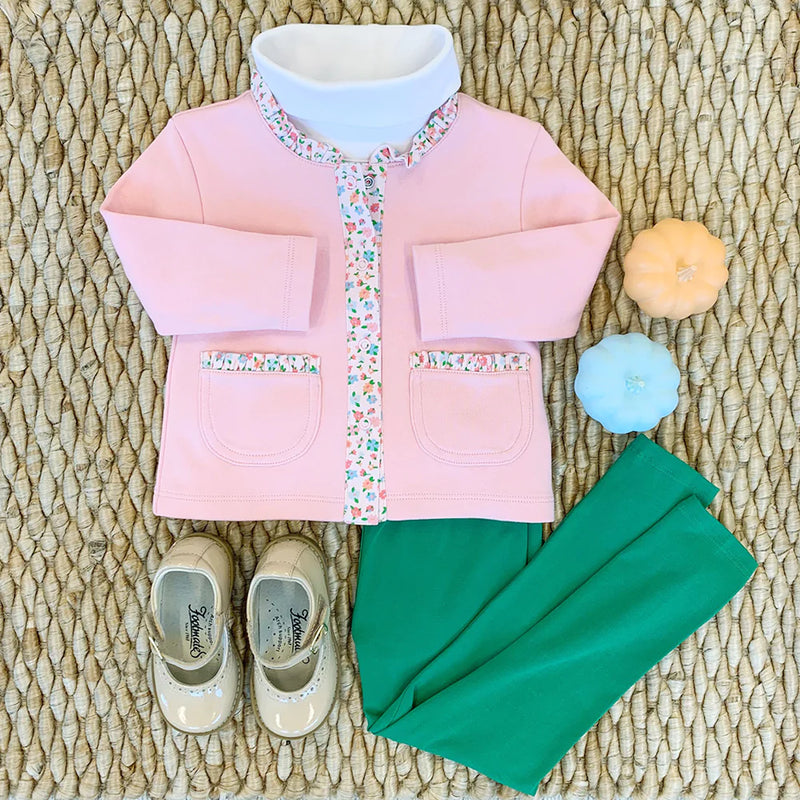 Tatum Turtleneck - Worth Avenue White - Born Childrens Boutique