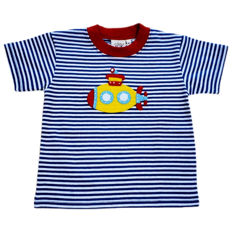 Submarine Boy SS Shirt - Born Childrens Boutique