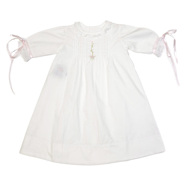 Baby Sen White Barrett Girl Daygown - Born Childrens Boutique