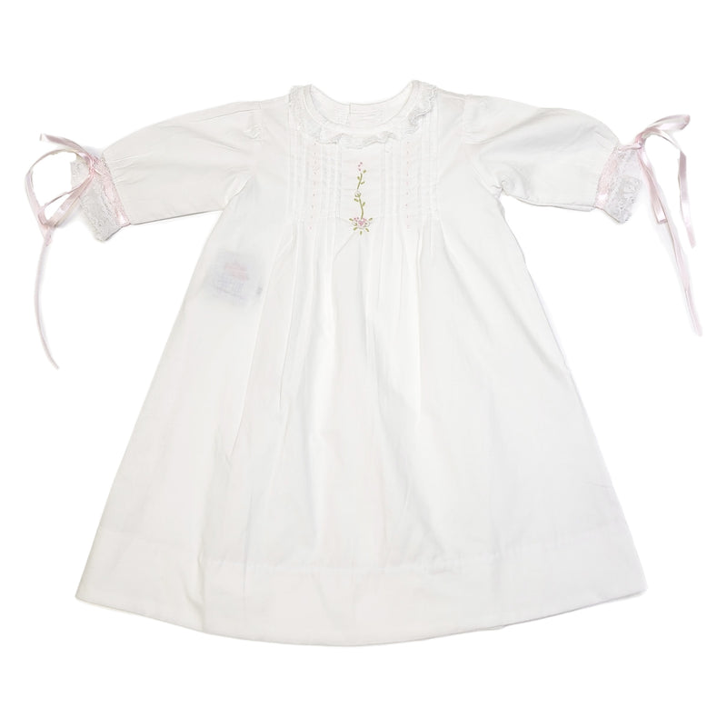 Baby Sen White Barrett Girl Daygown - Born Childrens Boutique