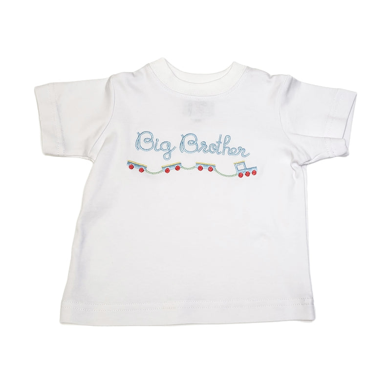 Remember Nguyen White Big Brother Shirt - Born Childrens Boutique