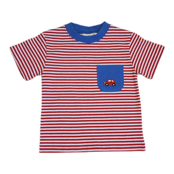 Boy Car Boy SS Pocket Shirt - Born Childrens Boutique