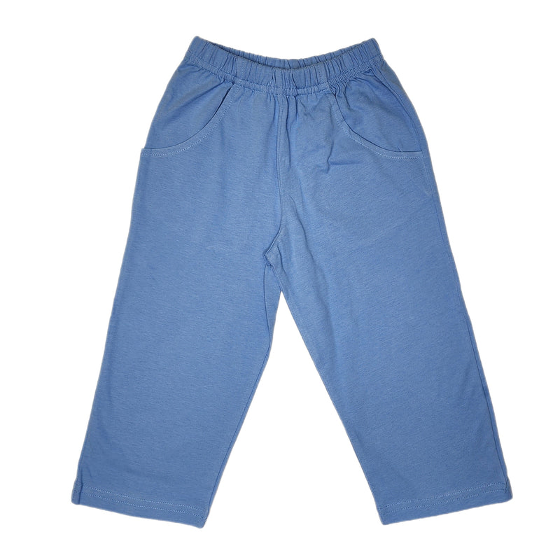 Boy Pant w/ Front Pocket, Chambray - Born Childrens Boutique