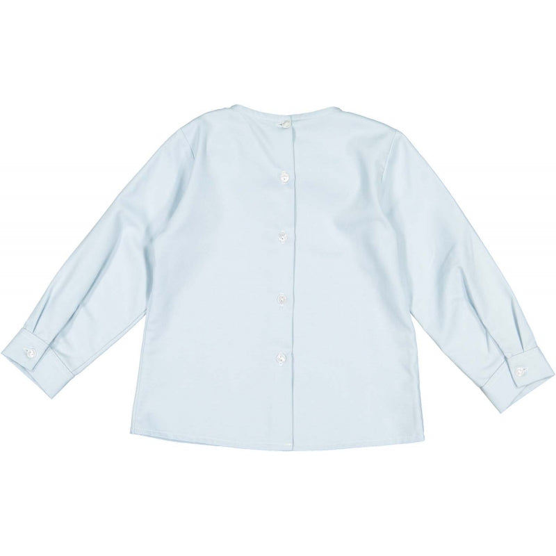 Pre-Order Burgundy Velvet Bow Shirt - Born Childrens Boutique