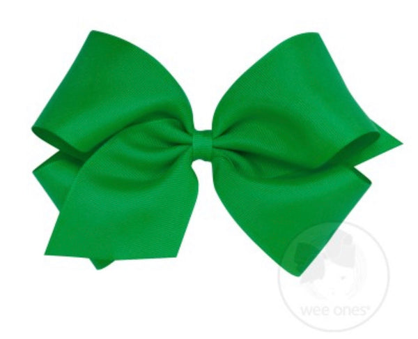 Wee Ones Green Bow - Born Childrens Boutique