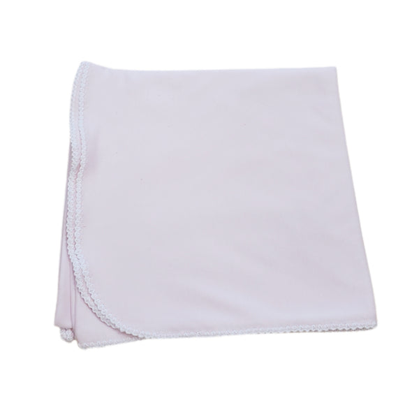 Knit Blanket - Pink/White - Born Childrens Boutique