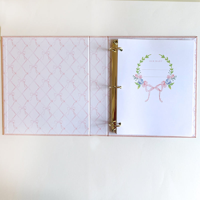 "Our Baby" Memory Book - Pink - Born Childrens Boutique