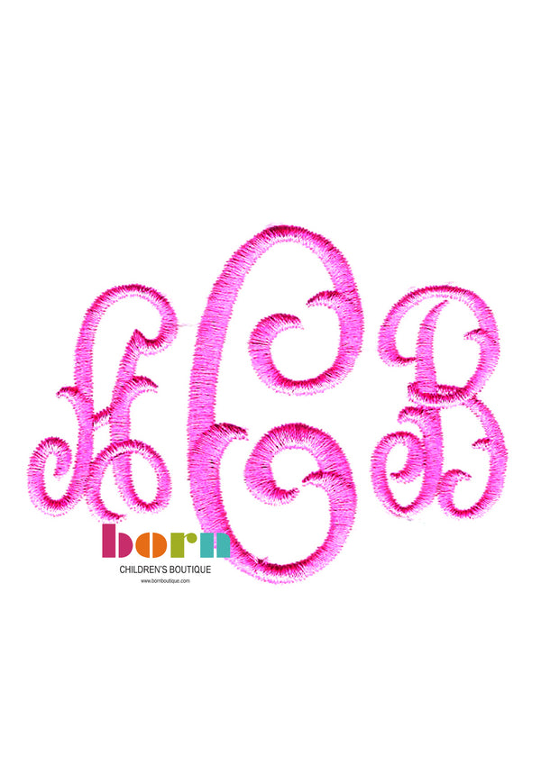 Monogram Initials - Born Childrens Boutique