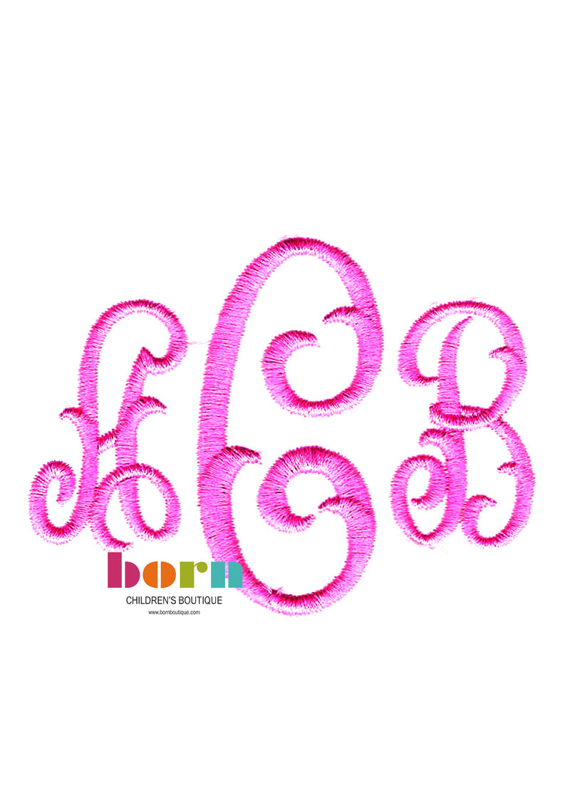Monogram Initials - Born Childrens Boutique