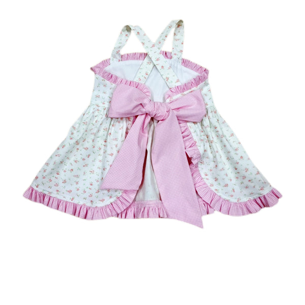Charleston Pink Floral Bloomer Set - Born Childrens Boutique