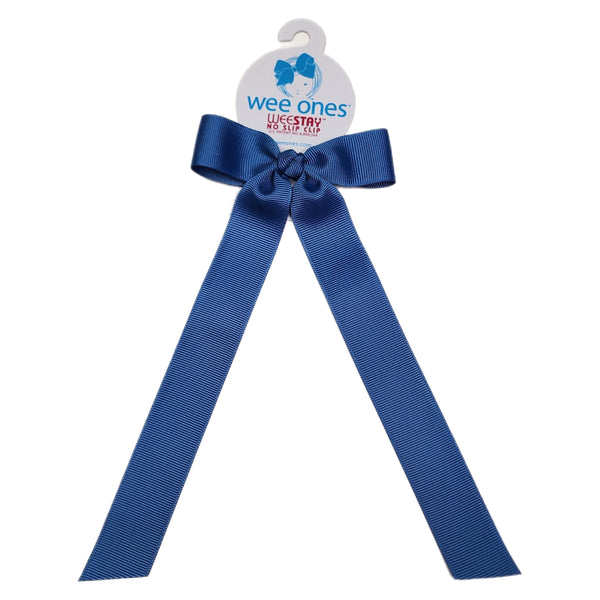Wee Ones Baltic Blue Bow with Tail - Born Childrens Boutique