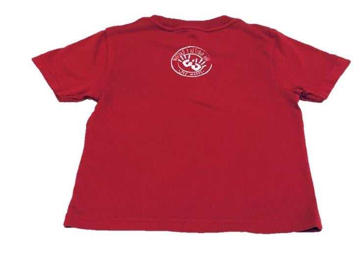 Short Sleeve Crimson Cheerleader Shirt - Born Childrens Boutique