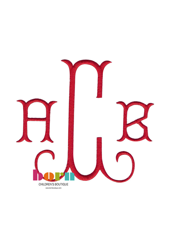 Arabesque 7 Initials - Born Childrens Boutique