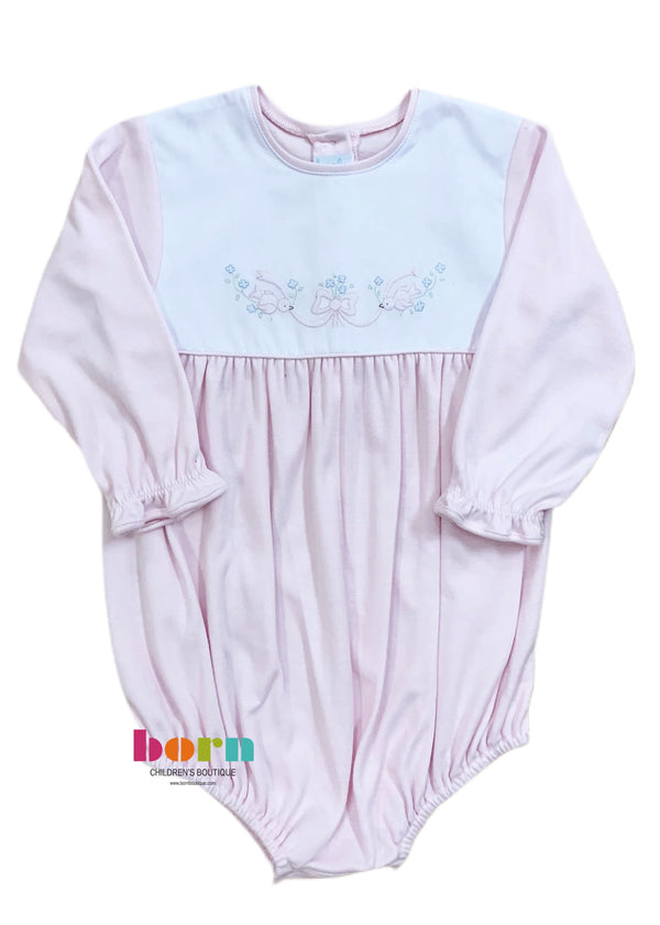 Knit Bubble Pink Dove - Born Childrens Boutique