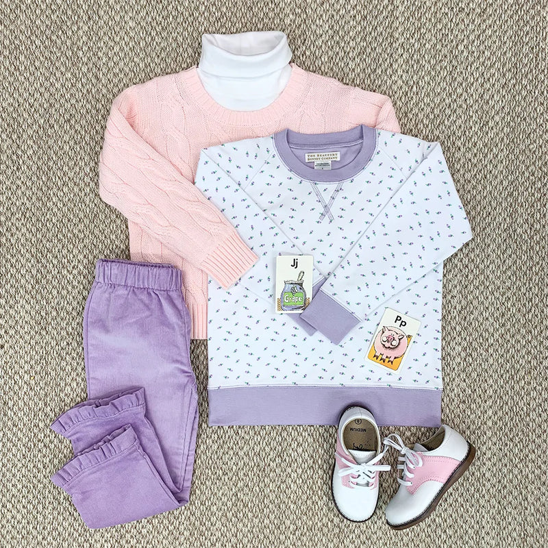 Tatum Turtleneck - Worth Avenue White - Born Childrens Boutique