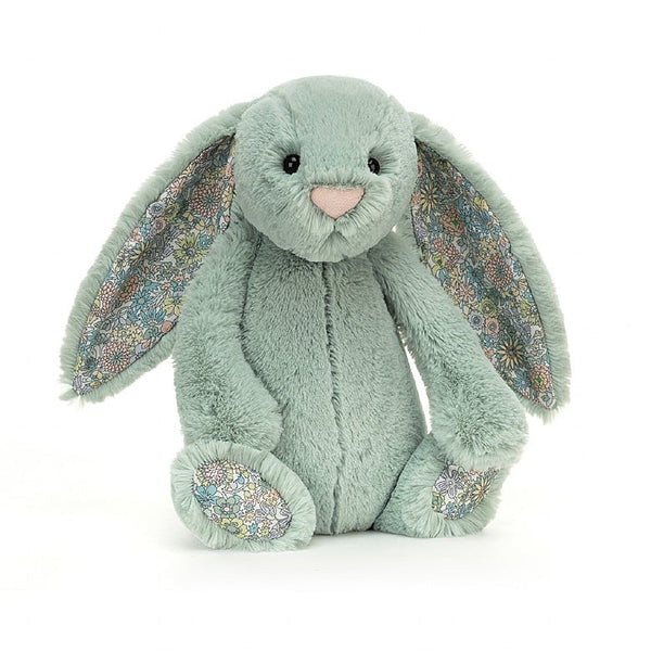 Jellycat Bashful Blossom Sage Bunny Medium - Born Childrens Boutique