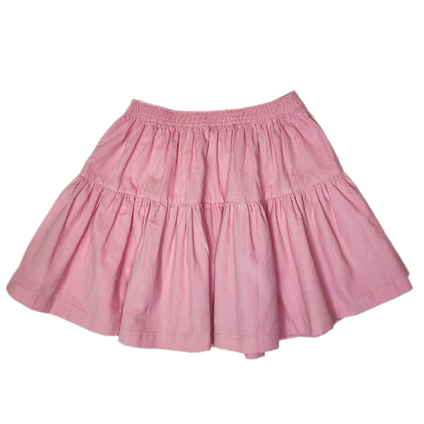 Pink Cord Daphne Skirt - Born Childrens Boutique