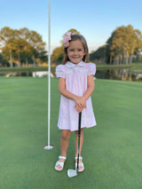 Pre-Order Lullaby Set Kinley Dress - Golf Cart - Born Childrens Boutique