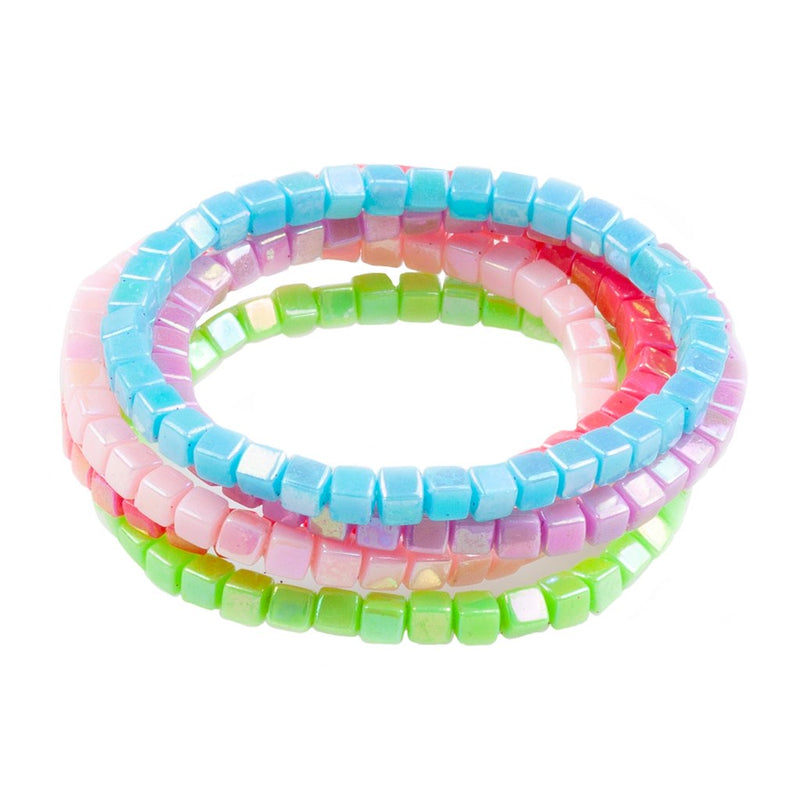Tints Tones Rainbow Bracelet Set - Born Childrens Boutique