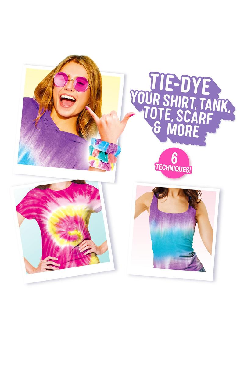 Tie Dye Scrunchie Kit, Purple - Born Childrens Boutique