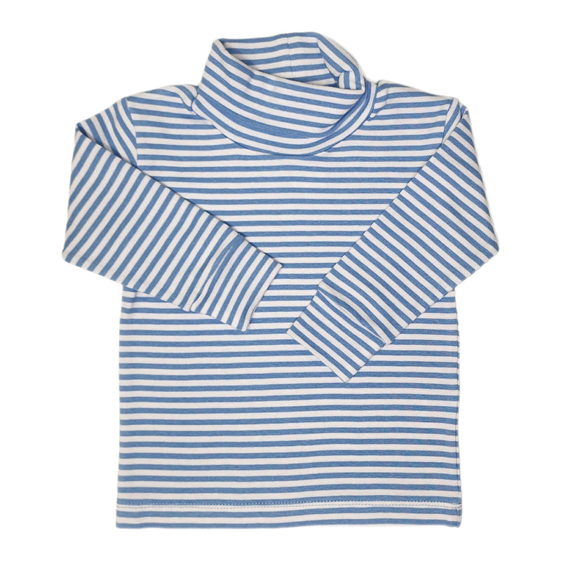 Interlock Turtleneck Chambray Stripe - Born Childrens Boutique