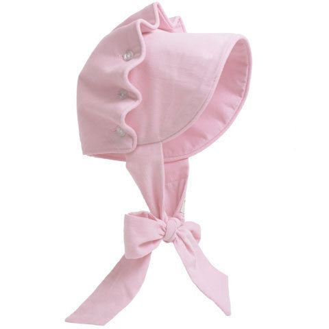 Beaufort Bonnet Light Pink Cord - Email to Order - Born Childrens Boutique