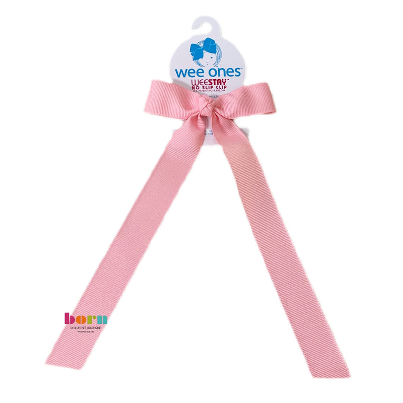 Wee Ones Jack Jill Pink Bow with Tail - Born Childrens Boutique