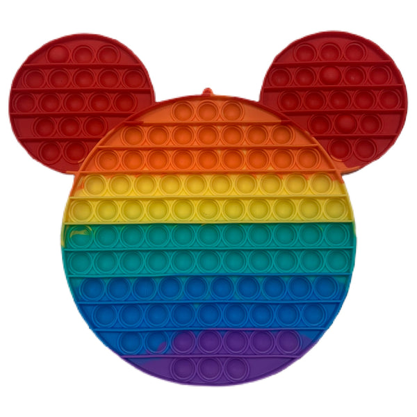 Jumbo Fidget Popper, Rainbow Mickey - Born Childrens Boutique