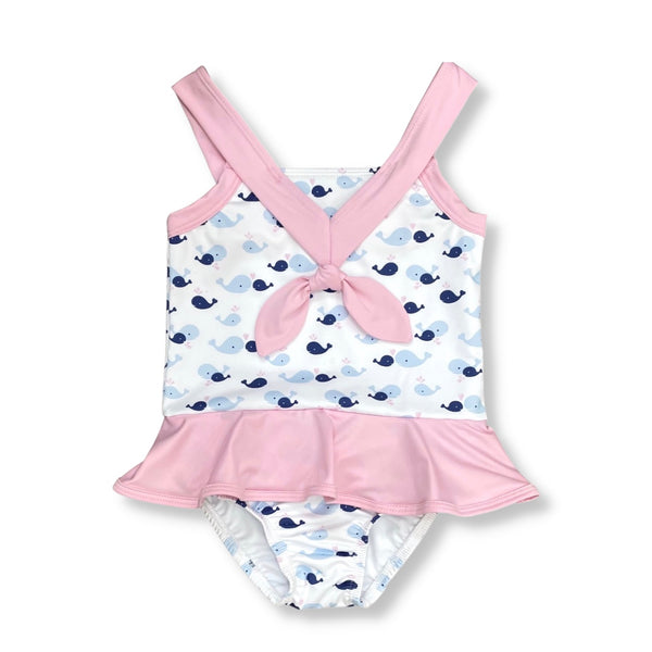 Pre-Order Nora Bathing Suit - Whale - Born Childrens Boutique