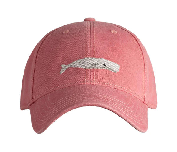 Kids Baseball Hat, Whale on New England Red - Born Childrens Boutique