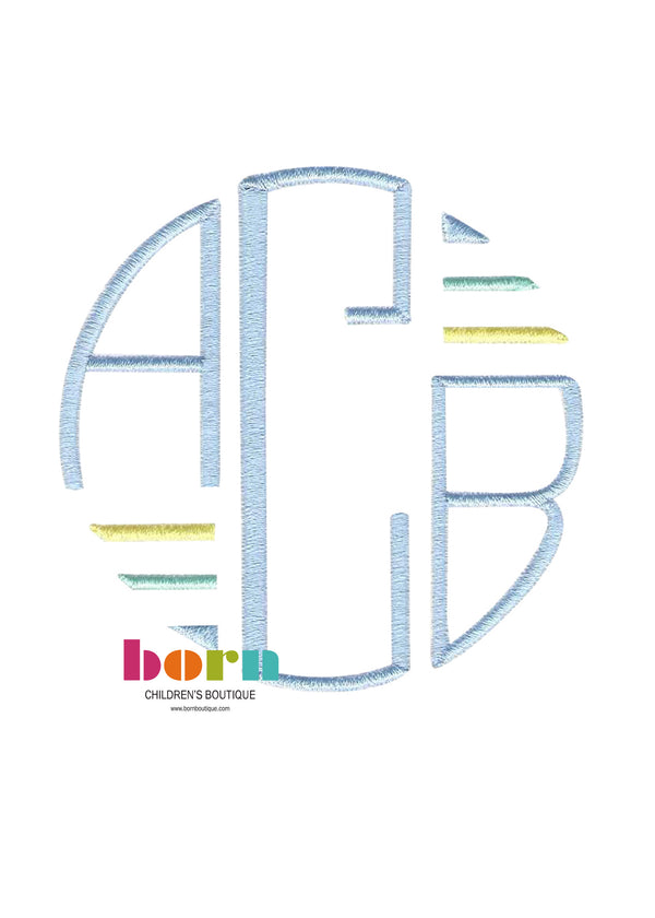 Circle Initials - Born Childrens Boutique