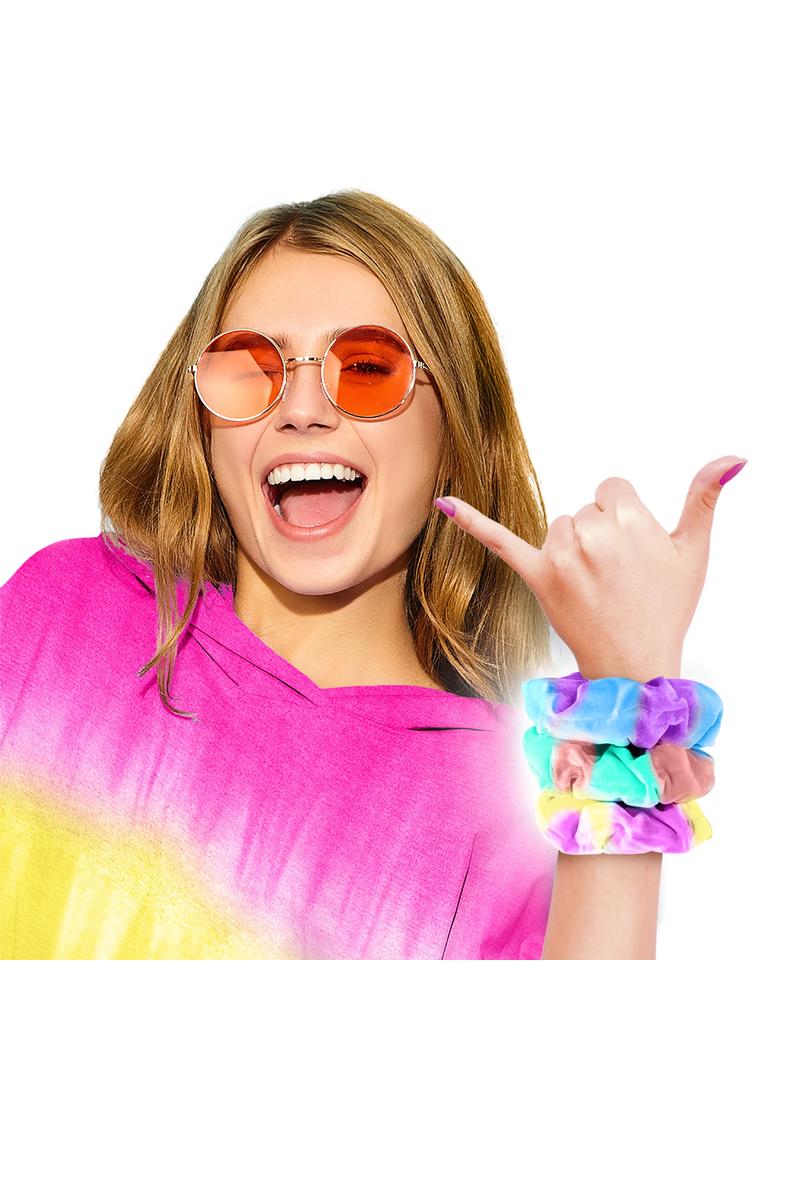 Tie Dye Scrunchie Kit, Purple - Born Childrens Boutique