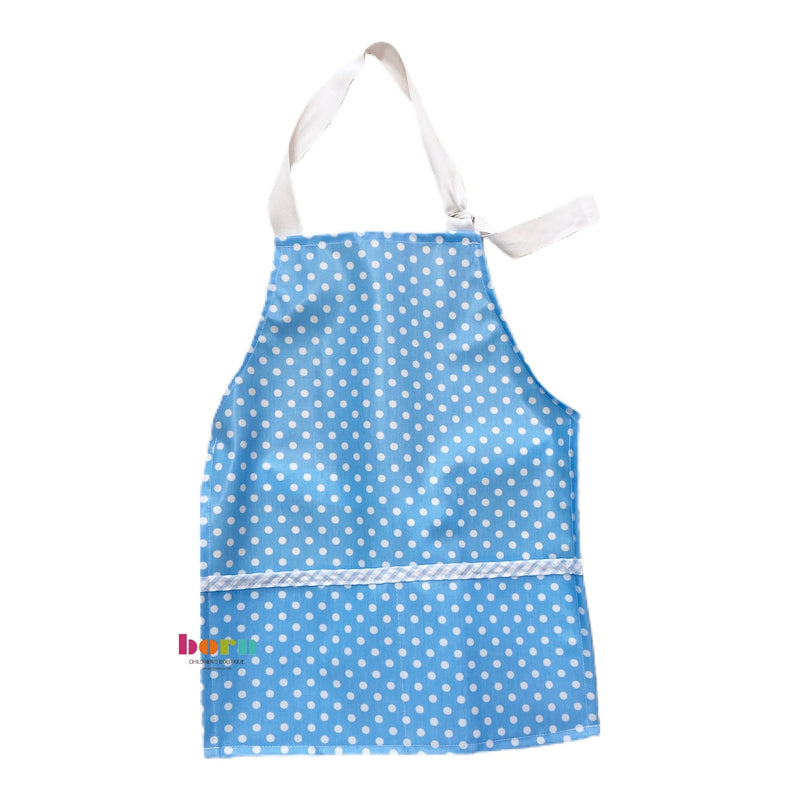 Laminated Apron, Blue Dot - Born Childrens Boutique