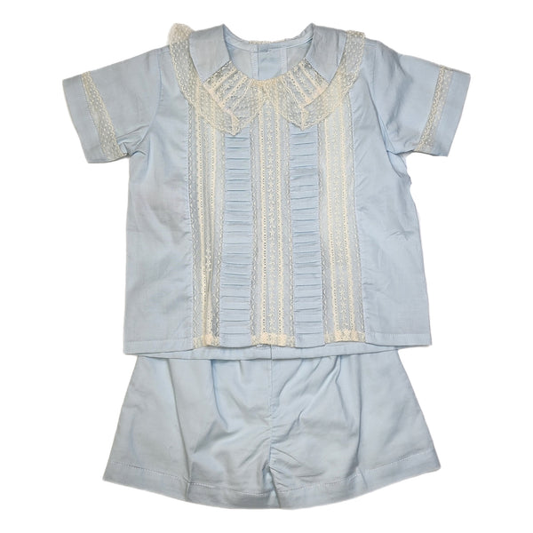 Phoenix & Ren Blue Rowan Short Set - Born Childrens Boutique