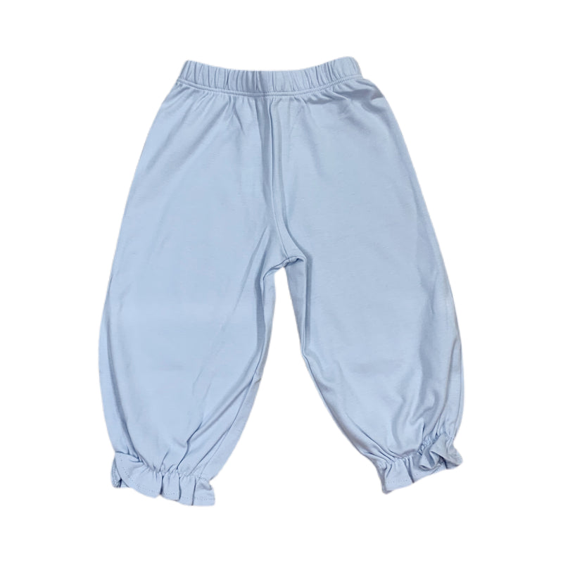 Girl Bloomer Pants Baby Blue - Born Childrens Boutique