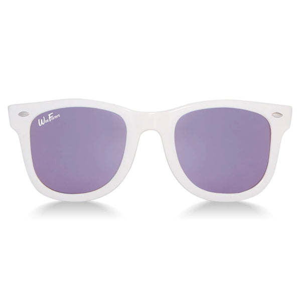 Polarized WeeFares, White/Purple - Born Childrens Boutique