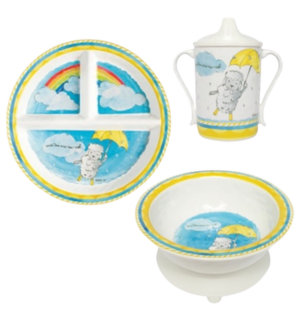 Dinner 3 Piece Set Follow Your Rainbow - Born Childrens Boutique