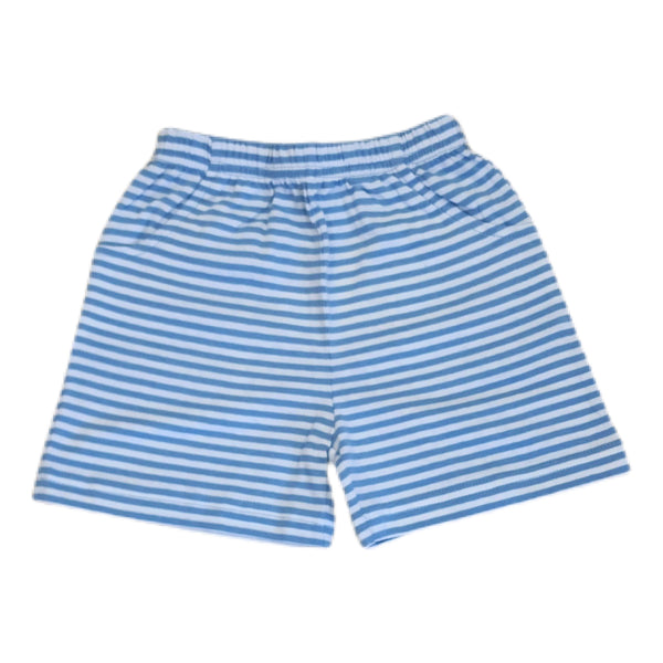 Chambray Str Front Pocket Shorts - Born Childrens Boutique