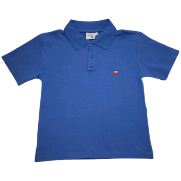 Ship Boy Emb SS Polo Shirt - Born Childrens Boutique