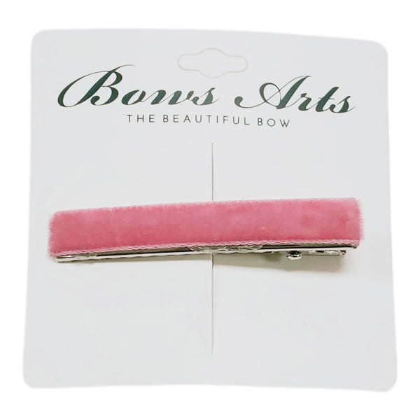 Velvet Bar Teeth Clip, Hot Pink - Born Childrens Boutique
