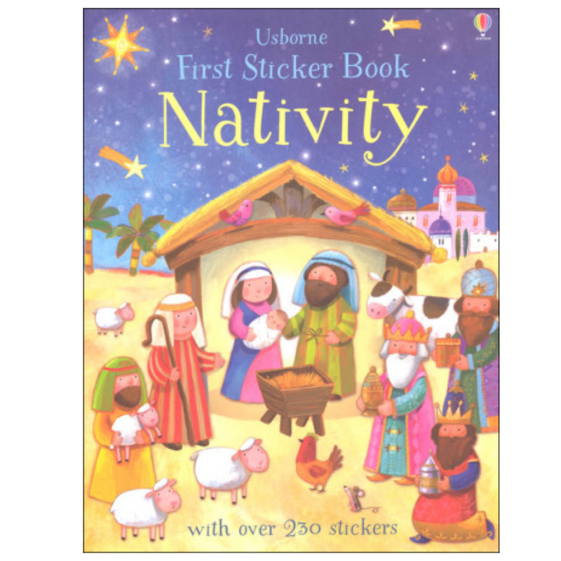 First Sticker Book, Nativity - Born Childrens Boutique