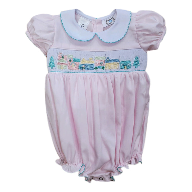Christmas Village Pink Bubble - Born Childrens Boutique